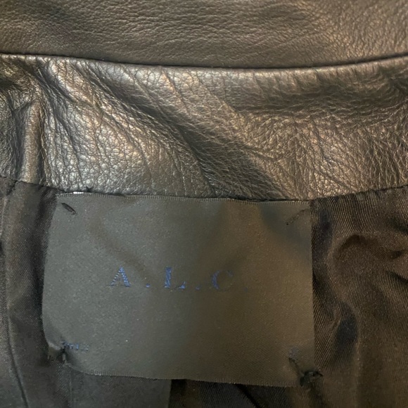 A.L.C. Leather Jacket - Size 0 - Picture 4 of 6